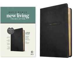 NLT Large Print Thinline Center-Column Reference Bible
