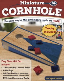 Miniature Cornhole Set: Easy Slider Gift Set