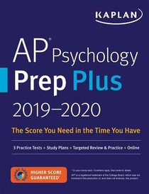 AP PSYCHOLOGY PREP PLUS 2019-2020 voorzijde