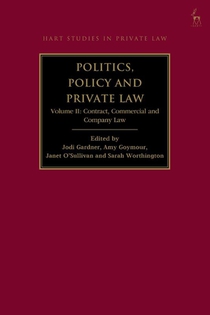 Politics, Policy and Private Law, Volume II