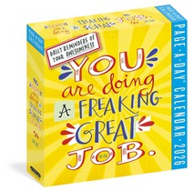 You Are Doing a Freaking Great Job Page-A-Day(r) Calendar 2026: Daily Reminders of Your Awesomeness