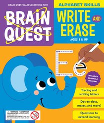 Brain Quest Write and Erase: Alphabet Skills