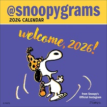 Peanuts®: @Snoopygrams 2026 Mini Wall Calendar