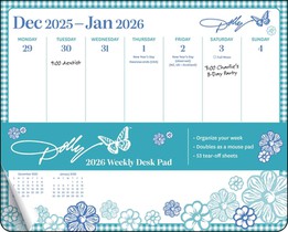 Dolly Parton 2026 Weekly Desk Pad Calendar