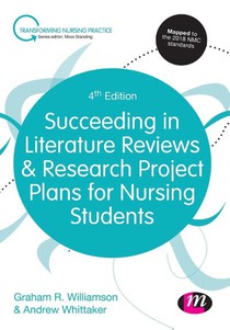 Succeeding in Literature Reviews and Research Project Plans for Nursing Students voorzijde