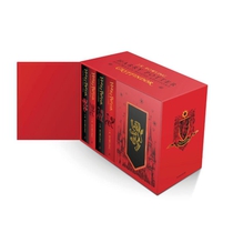 Harry Potter Gryffindor House Editions Hardback Box Set voorzijde