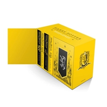 Harry Potter Hufflepuff House Editions Hardback Box Set voorzijde