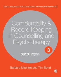 Confidentiality & Record Keeping in Counselling & Psychotherapy voorzijde