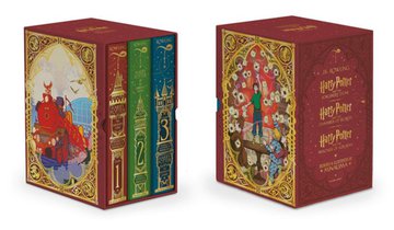 Harry Potter Books 1-3 Boxed Set (Minalima Edition) (Interactive Illustrated Edition)