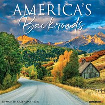 America's Backroads 2026 12 X 12 Wall Calendar
