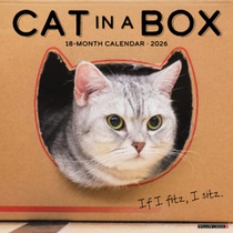 Cat in a Box 2026 12 X 12 Wall Calendar