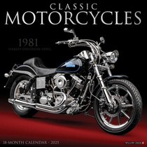 Classic Motorcycles 2026 Wall Calendar