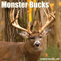 Monster Bucks 2026 12 X 12 Wall Calendar