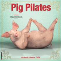 Pig Pilates 2026 Wall Calendar