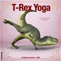 T-Rex Yoga 2026 Wall Calendar
