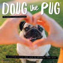 Doug the Pug 2026 7 X 7 Mini Wall Calendar