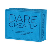 Dare Greatly 2026 5.4 X 6.2 Box Calendar