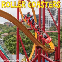 Roller Coasters 2026 Wall Calendar