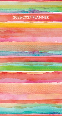 Super Stripe 2-Year 2026-27 3.5 X 6.5 Monthly Pocket Planner