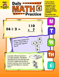 DAILY MATH PRAC GRADE 4 TEACHE