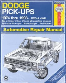 Dodge Ramcharger & Trailduster full-size pick-ups (1974-1993