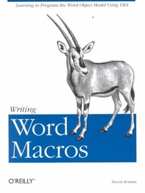 Writing Word Macros
