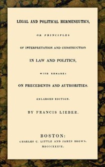 Legal and Political Hermeneutics