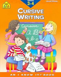 School Zone Cursive Writing Grades 3-4 Workbook