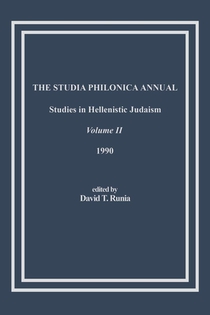 The Studia Philonica Annual, II, 1990