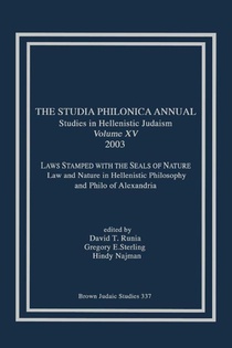 The Studia Philonica Annual XV, 2003