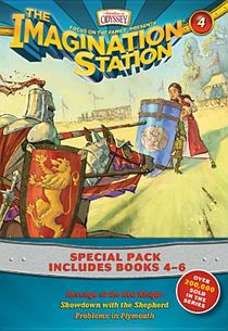 Imagination Station Books 3-Pack: Revenge of the Red Knight / Showdown with the Shepherd / Problems in Plymouth voorzijde