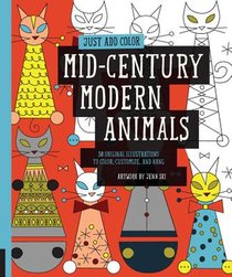Just Add Color: Mid-Century Modern Animals voorzijde