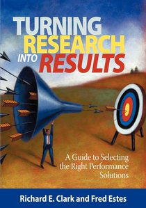 Turning Research Into Results - A Guide to Selecting the Right Performance Solutions (PB) voorzijde