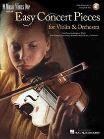 Easy Concert Pieces for Violin & Orchestra Book/Online Audio