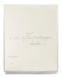 Diane Arbus: A Box of Ten Photographs voorzijde