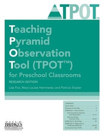 Teaching Pyramid Observation Tool (TPOT™) for Preschool Classrooms voorzijde