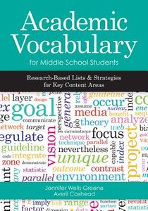 Academic Vocabulary for Middle School Students voorzijde