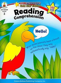 Reading Comprehension, Grade 3: Gold Star Edition Volume 16