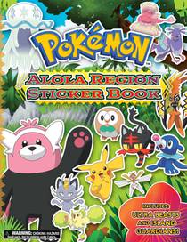 Pokemon Alola Region Sticker Book voorzijde
