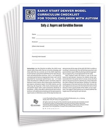 Early Start Denver Model Curriculum Checklist for Young Children with Autism, First Edition, Set of 15 Checklists, Each a 16-Page Two-Color Booklet
