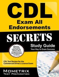 CDL Exam Secrets - CDL Practice Tests & All CDL Endorsements Study Guide: CDL Test Review for the Commercial Driver's License Exam voorzijde