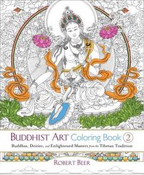 Buddhist Art Coloring Book 2 voorzijde