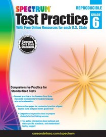 Spectrum Test Practice, Grade 6: Volume 66