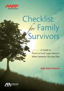 CHECKLIST FOR FAMILY SURVIVORS voorzijde