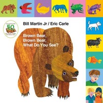 Lift-the-Tab: Brown Bear, Brown Bear, What Do You See? 50th Anniversary Edition voorzijde