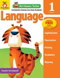 At-Home Tutor: Language, Grade 1 Workbook voorzijde