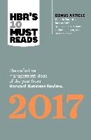 HBR's 10 Must Reads 2017 voorzijde