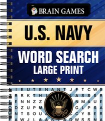 Brain Games - U.S. Navy Word Search - Large Print