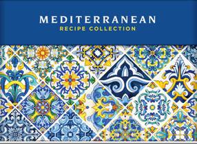 Mediterranean Recipe Card Collection Tin 72 Recipe Cards + 28 Blank Recipe Cards to Write Your Own Recipes + 5 Tabbed Section