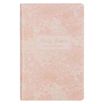 KJV Bible Deluxe Gift Faux Leather, Pink